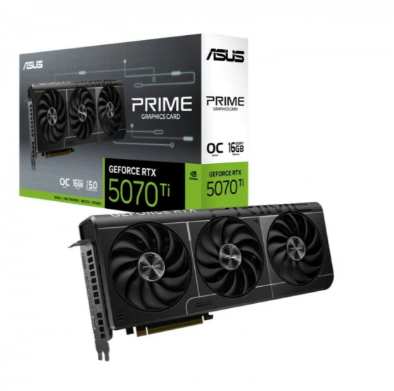 Видеокарта NVIDIA GeForce RTX 5070 Ti (16GB GDDR7) ASUS Prime OC Донецк