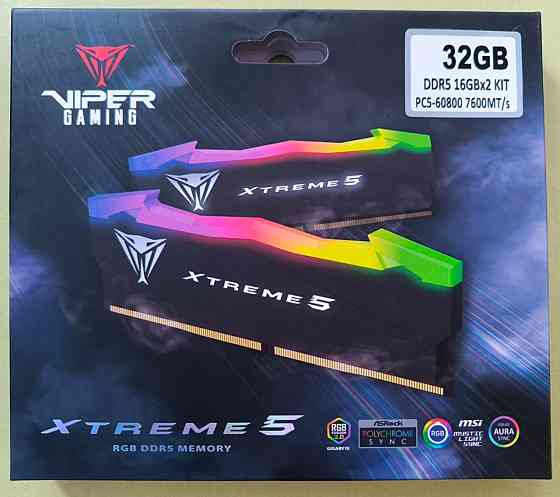 32Gb DDR5-7600 Patriot Viper Extreme 5 2x16ГБ Донецк