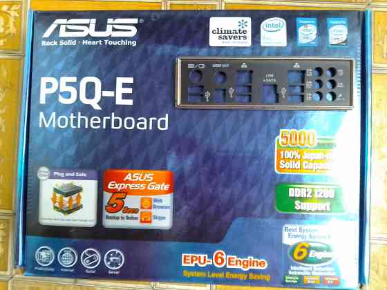 Материнка P5Q-E + Core 2 Quad Q9550 Донецк