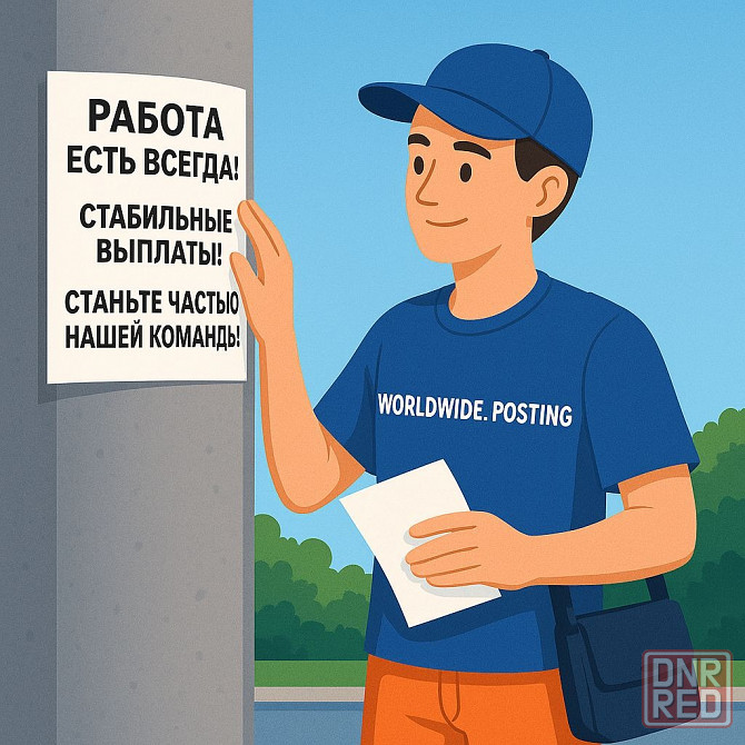Требуются расклейщики объявлений Макеевка - изображение 1