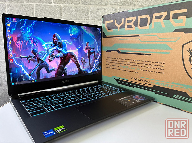 New Msi Cyborg i7-13620H/16 Ddr5/Rtx 4050/15,6" 2,5К 165Hz Донецк - изображение 2