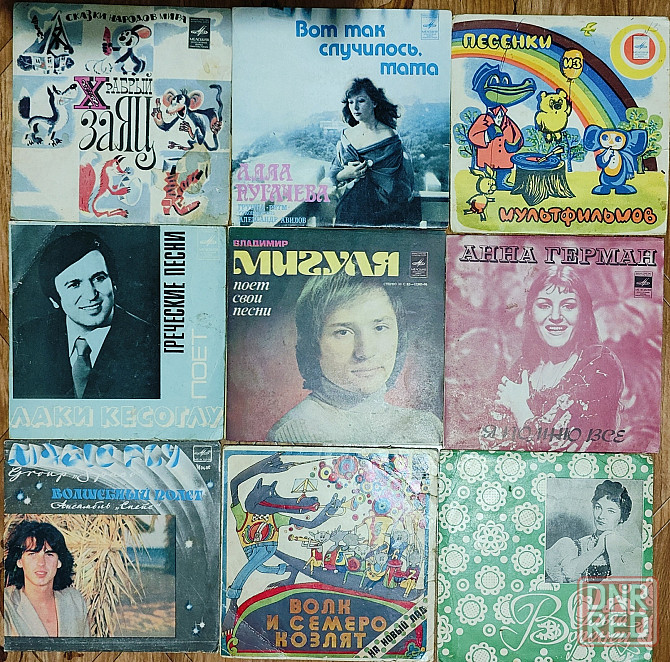 Виниловые пластинки Миньоны 7" дюймов (маленькие) - 66 шт за 500 р Донецк - изображение 3