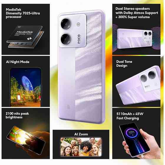 Новый! POCO M7 Pro 5G 8/256 NFC Донецк