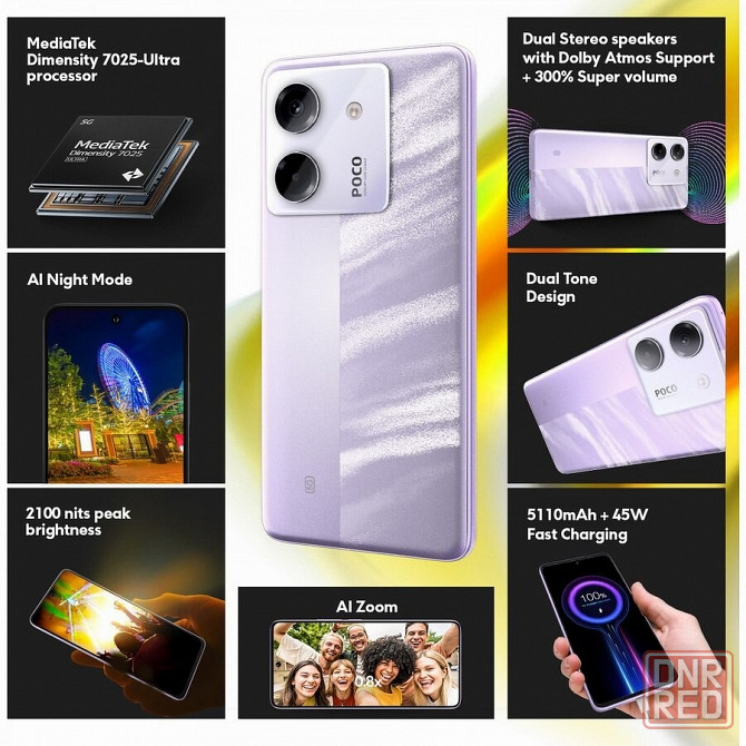 Новый! POCO M7 Pro 5G 8/256 NFC Донецк - изображение 5