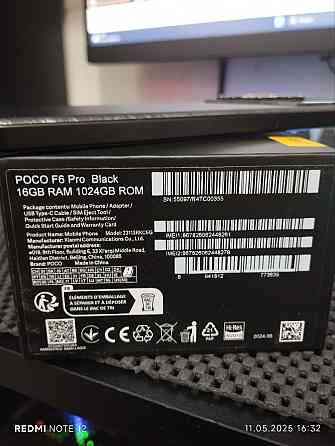 Продам Poco F6Pro 16+16/1Tb Донецк
