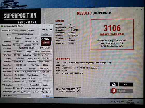 Видеокарта Gigabyte RX 570 8GB Шахтерск
