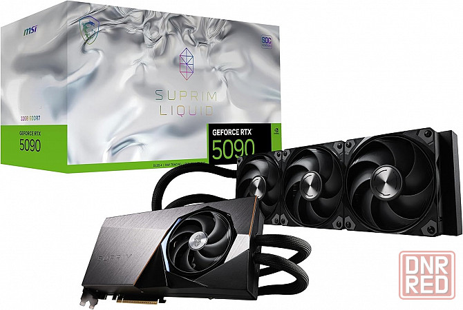 Видеокарта msi geforce rtx 5090 suprim liquid x 24gb gddr6x Москва - изображение 1