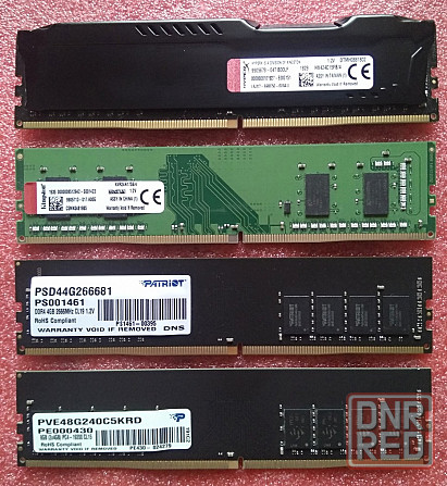 DDR4 4Gb для пк - Возможен обмен на 15шт нерабочей/ненужной оперативной памяти озу для компьютера Донецк - изображение 1