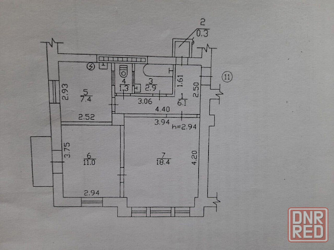 Продается 2 - х комнатная квартира, ул. Рубена Ибаррури (район Шахты 29) Донецк - изображение 4