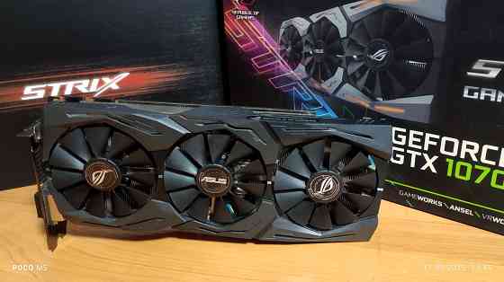 Видеокарта ASUS ROG STRIX GTX 1070 8Gb Макеевка