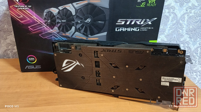 Видеокарта ASUS ROG STRIX GTX 1070 8Gb Макеевка - изображение 2