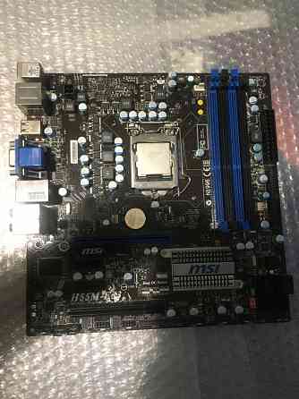 Продаю комплект msi h55+xeon x3450 (4 ядра и 8 потоков) +озу 8gb Макеевка