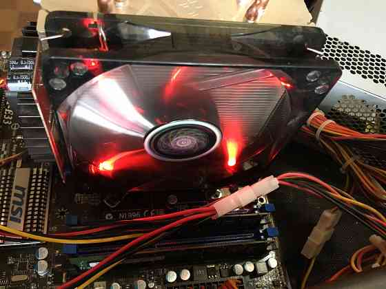 Продаю комплект msi h55+xeon x3450 (4 ядра и 8 потоков) +озу 8gb Макеевка