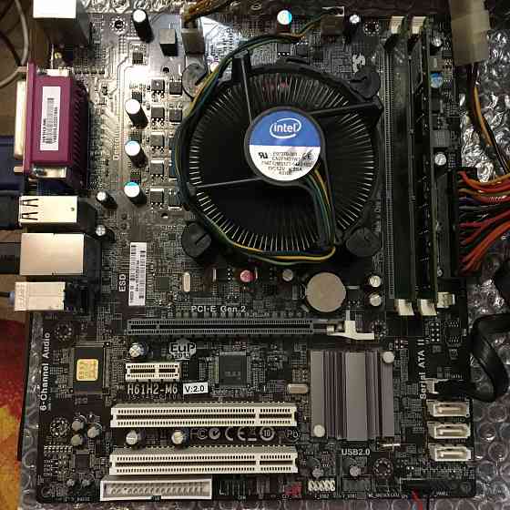 Продаю комплект h61h2 m6 2.0 + Celeron G530 ( 2 /2 потока hd graphics ) +озу 4 gb Макеевка