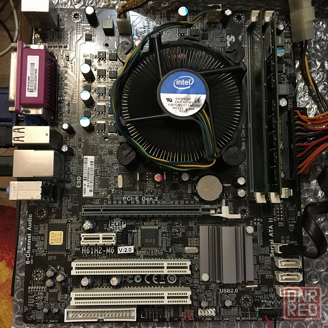 Продаю комплект h61h2 m6 2.0 + Celeron G530 ( 2 /2 потока hd graphics ) +озу 4 gb Макеевка - изображение 4