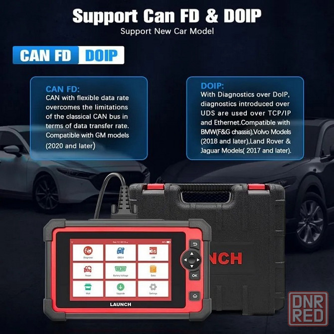 Мультимарочный автосканер LAUNCH X431 CRP919E BT Донецк - изображение 3