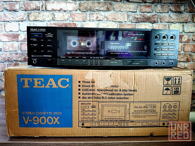 Кассетный 3-х головый магнитофон "Teac"-V-900X Донецк - изображение 1