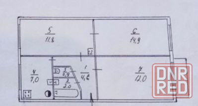 Продажа 3-комн. квартира, мкр-н Октябрьский, 21-я больница Донецк - изображение 8