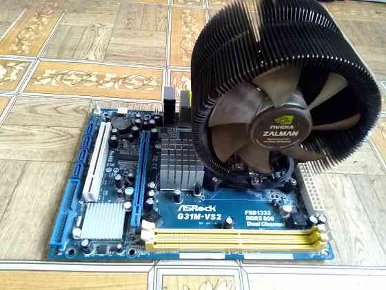Asrock G31M-VS2 + Core 2 Duo E8400 Донецк