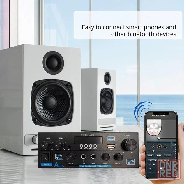 Цифровой усилитель мощности класса D Hi-Fi Bluetooth 5.0 Донецк - изображение 5
