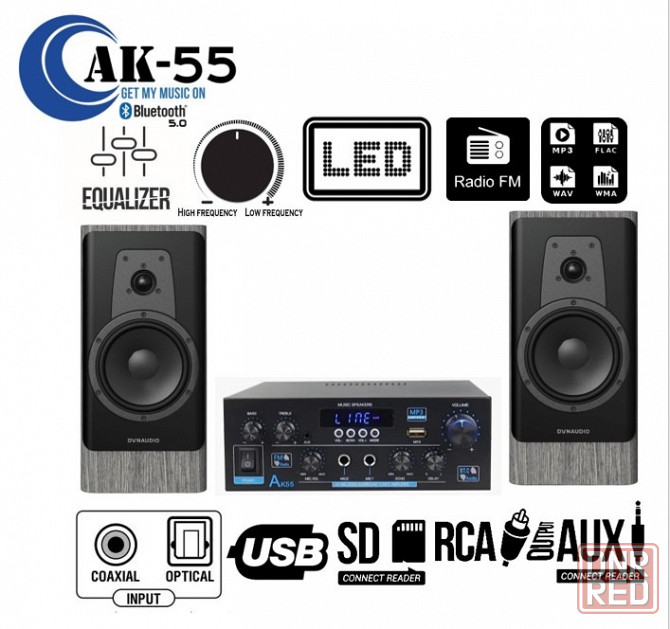 Цифровой усилитель мощности класса D Hi-Fi Bluetooth 5.0 Донецк - изображение 4