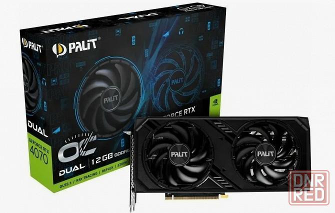 Видеокарта NVIDIA GeForce RTX 4070 (12Gb GDDR6) Palit Dual Донецк - изображение 1