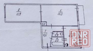 Продажа 2-х комн. квартира, мкр-н Октябрьский, 21-я больница Донецк - изображение 7