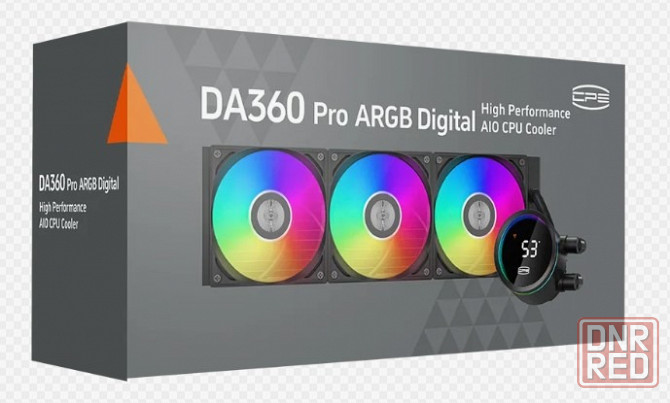 Система жидкостного охлаждения PCCooler DA360 ARGB BK Донецк - изображение 1