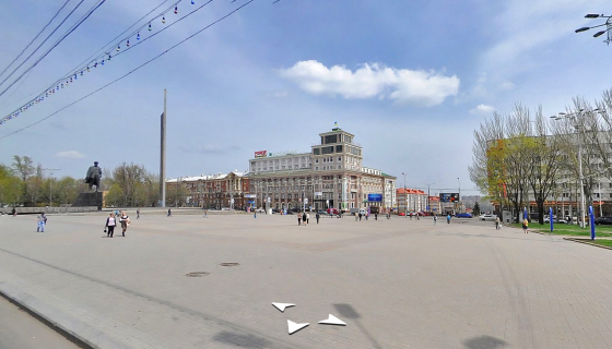 Посуточно (краткосрочно). Бесконтактно. 1-к.кв. Площадь Ленина. (Донецк, пр-кт. Ильича д.1) Донецк