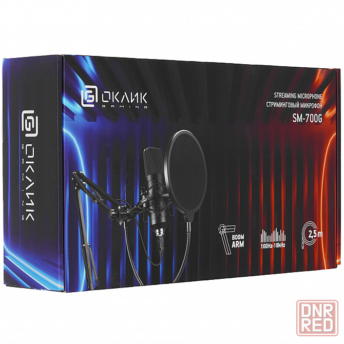 Микрофонный комплект Oklick SM-700G черный Донецк - изображение 1
