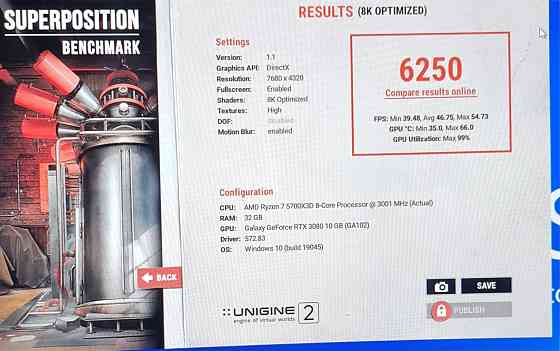 Мощный игровой компьютер RTX 3080 Донецк