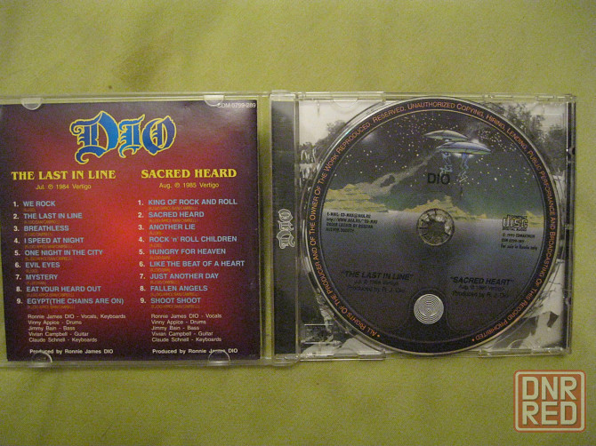 cd/ dio - the last in line / sacred heart (1984/85 ) Донецк - изображение 2