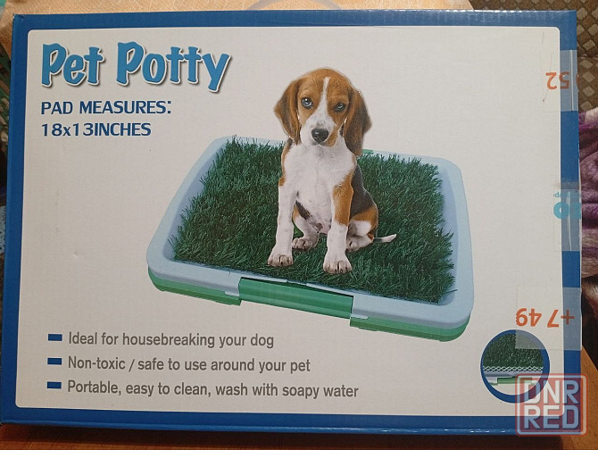 Туалет для животных с антибактериальной травкой wikiLAB Pet Potty Торез - изображение 3