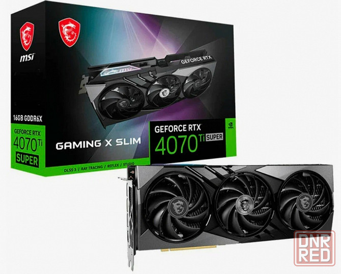 Rtx 4070 ti super gaming x slim 16G 16 гб. Макеевка - изображение 1