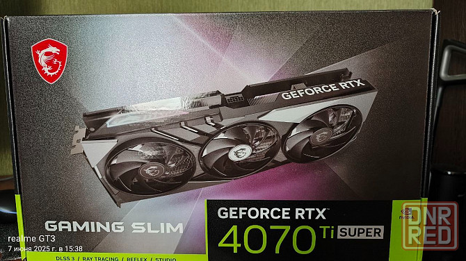 Rtx 4070 ti super gaming x slim 16G 16 гб. Rtx4070ti super. Макеевка - изображение 1
