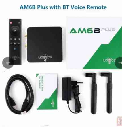 Мощная приставка ugoos am6b plus wifi 6 smart android 9,0 amlogic s922X-J 4 / 32 гб 1000м, 4k Донецк