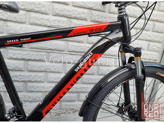 Новый Велосипед Shumanomax 26" Черно-красный Донецк - изображение 2