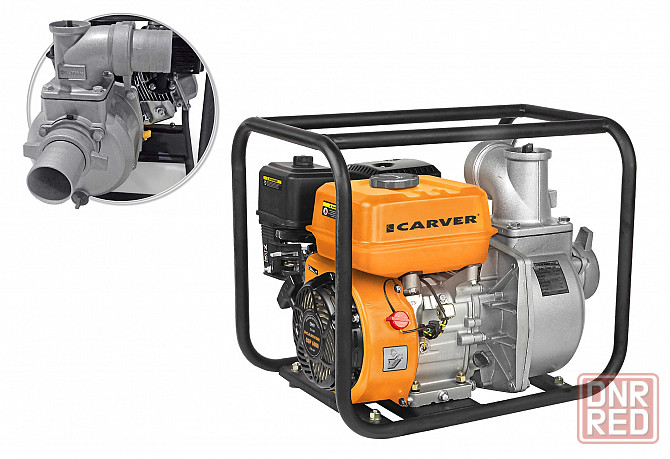 Мотопомпа Carver cgp 6080 насос бензиновый для чистой воды Донецк - изображение 1