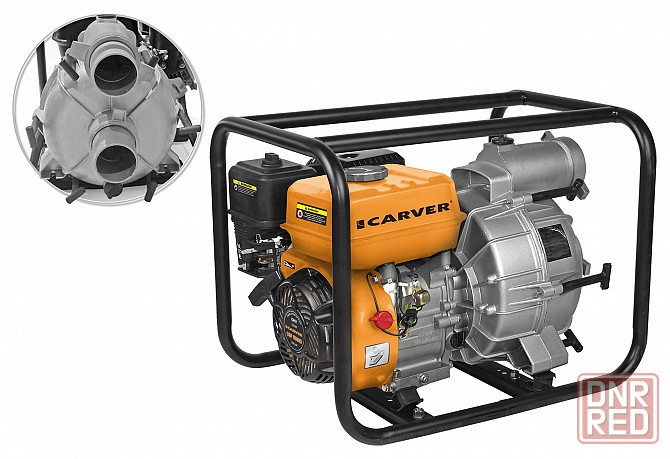 Мотопомпа Carver cgp 5580d Насос бензиновый для грязной воды Донецк - изображение 1