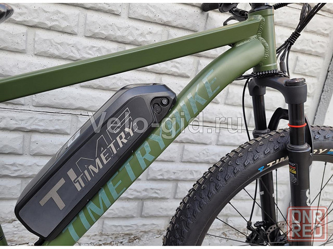 Новый Электровелосипед TimeTry D205 27.5" Зеленый Донецк - изображение 2