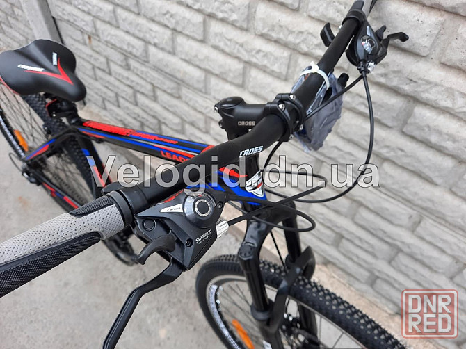 Новый Велосипед Cross Leader 27.5" Синий Донецк - изображение 4