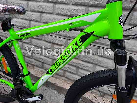 Велосипед CrossBike Shark 26" Зеленый Донецк
