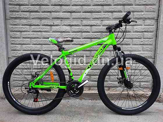 Велосипед CrossBike Shark 26" Зеленый Донецк