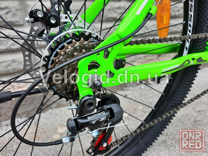 Велосипед CrossBike Shark 26" Зеленый Донецк - изображение 3