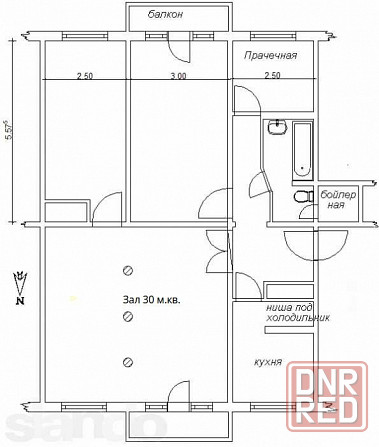 3-комн, 91 м.кв., Черемушки Макеевка - изображение 9