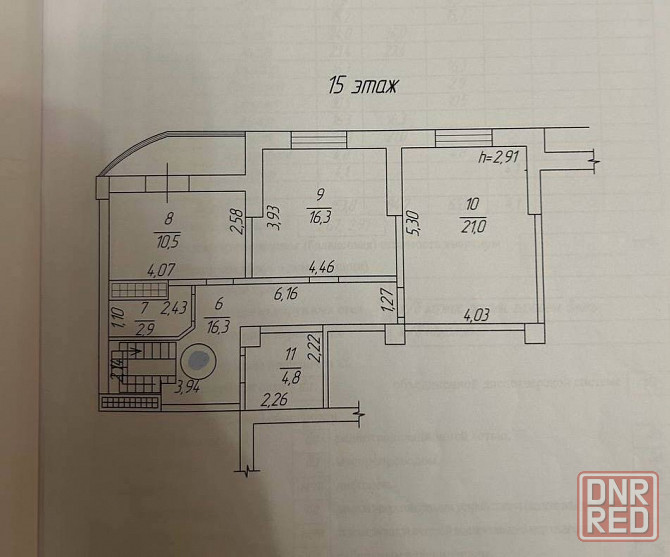 Продажа 2-х уровневой квартиры 154м2 ул.Бестужева Донецк - изображение 8