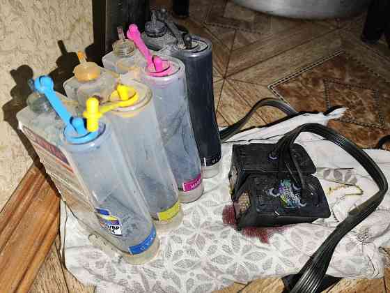 Принтер Canon 280 снпч и картридж Макеевка