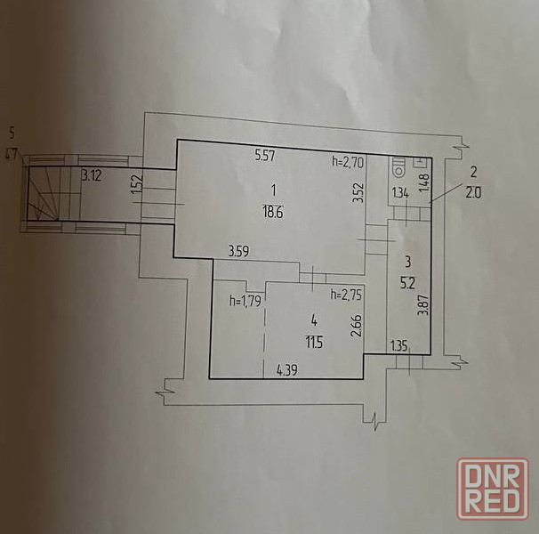 Продам цокольное помещение 45 м2 с отдельным входом, в центре Донецка. Донецк - изображение 8