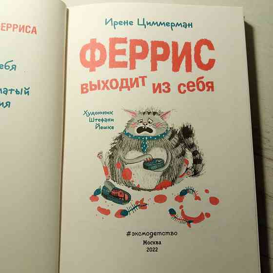 Детская книга "Феррис выходит из себя" Ирене Циммерман Мариуполь
