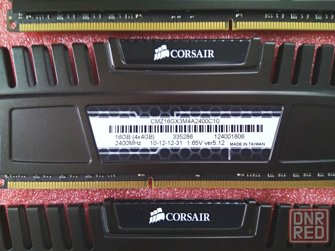 DDR3 16Gb - - DDR3 4Gb + 4Gb + 4Gb + 4Gb 2400MHz (PC3-19200) Corsair - - оперативная память для пк Донецк - изображение 3